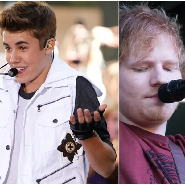 ¡Lo confesó! Ed Sheeran contó cómo le pegó a Justin Bieber