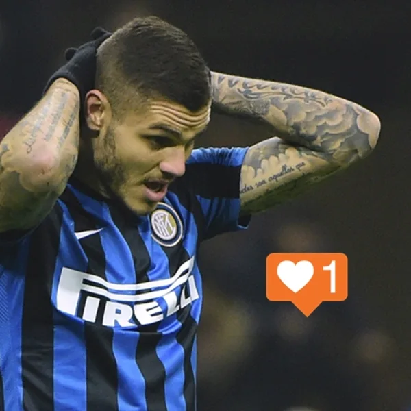 A Mauro Icardi se le escapó un polémico 'corazoncito': ¿Se repite la misma historia que con Maxi López?