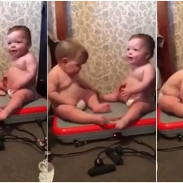 Para derretirse de ternura: mirá cómo se "ejercitan" estos bebés