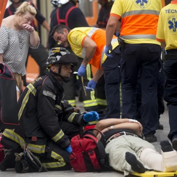 Al menos 54 personas heridas tras un accidente de tren en Barcelona