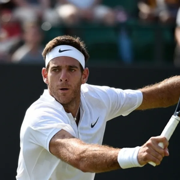 Del Potro tuvo un debut sonriente en Washington