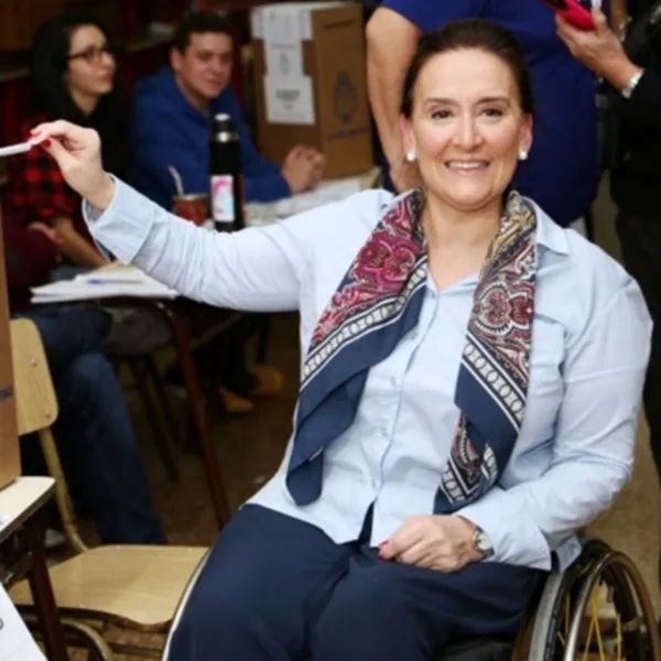 Con lo justo: Votó Gabriela Michetti