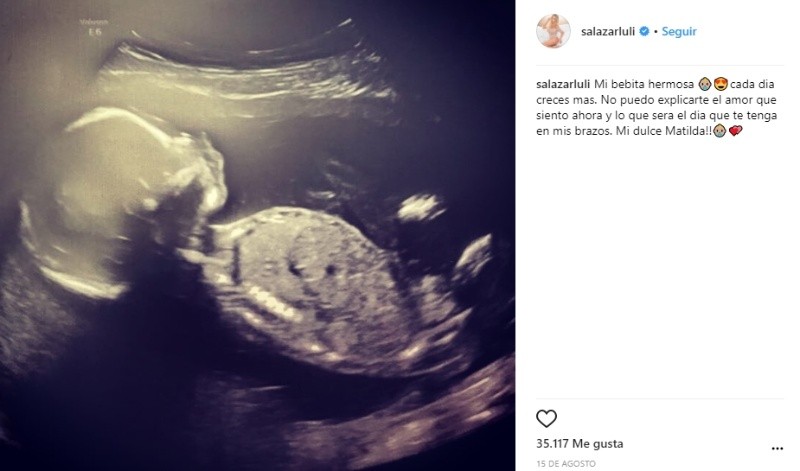 La hija de Luli Salazar │Foto: Instagram @salazarluli