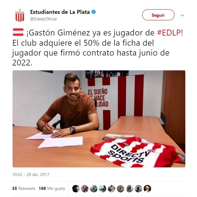 El club lo comunicó por sus redes sociales│Foto: Twitter @EdelpOficial