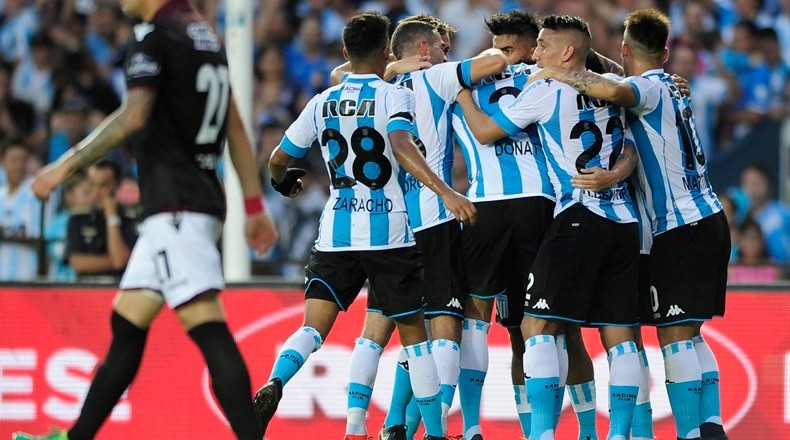 Racing derrotó a Lanús 3 a 1