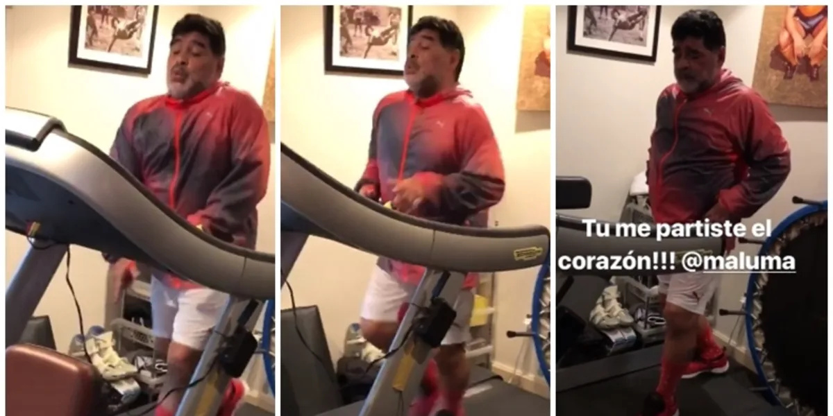 ¡Mueva, Diego! Así entrena y baila Maradona al ritmo de J Balvin y ...