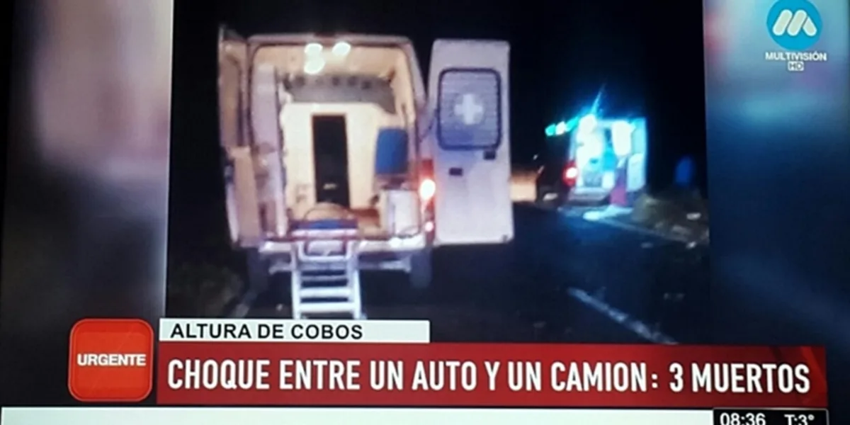 Tres muertos en un choque frontal | Filo News