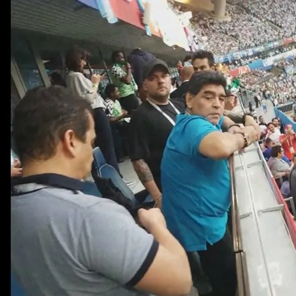 El video de Maradona: qué le pasó a Diego en el partido Argentina-Nigeria