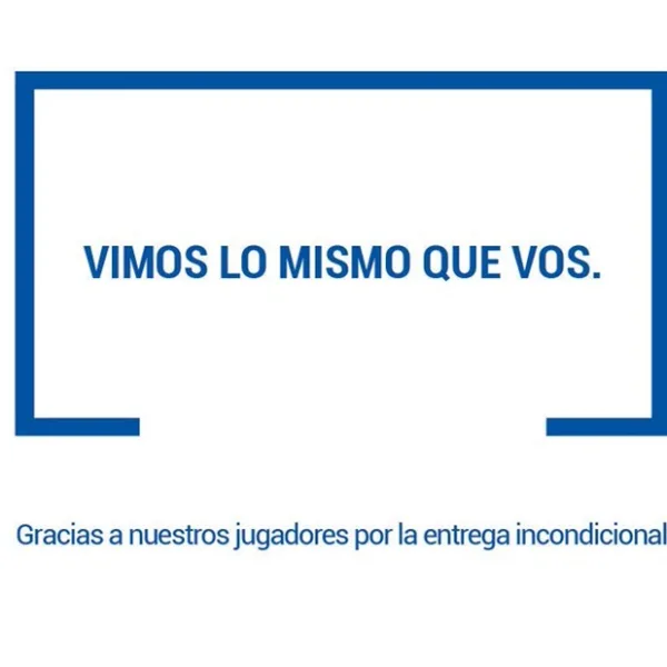 El afiche de AFA contra el arbitraje ante Brasil: "Vimos lo mismo que vos"