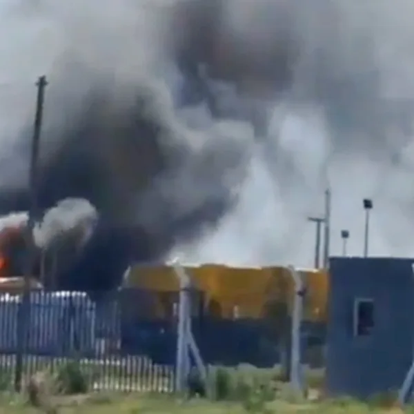 Video: explosión en una estación de servicio de GNC en General Levalle