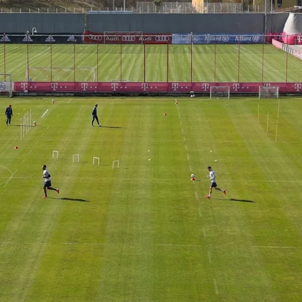 Bayern Munich volvió a los entrenamientos: en grupos y respetando medidas de higiene