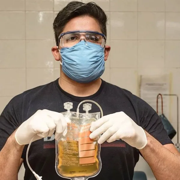 Facundo Ahumada, el superdonante de plasma con cuatro veces más anticuerpos