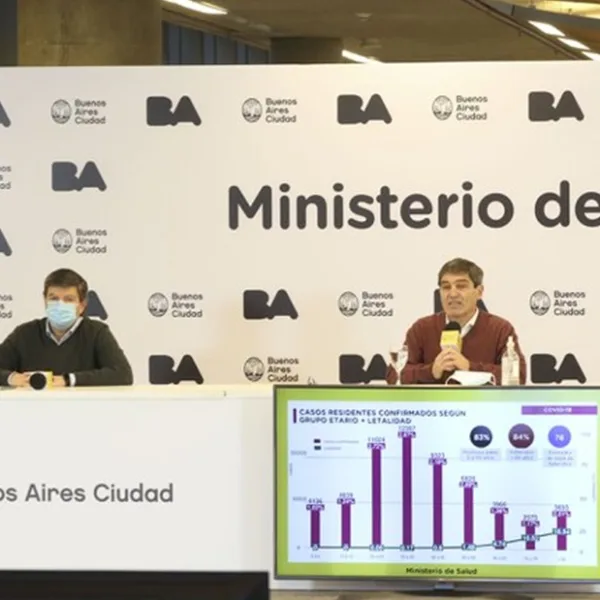 Quirós aseguró que los "casos positivos de coronavirus tuvieron un pequeño descenso"