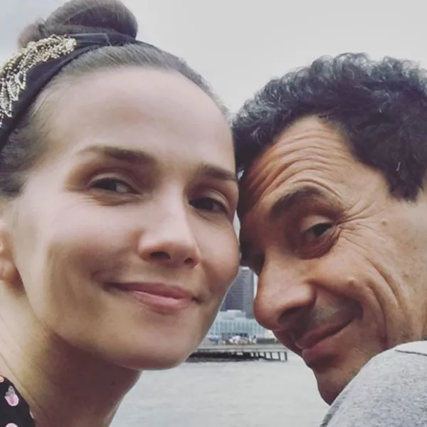 Con esta foto Natalia Oreiro anunció la cuenta oficial de Instagram de Ricardo Mollo