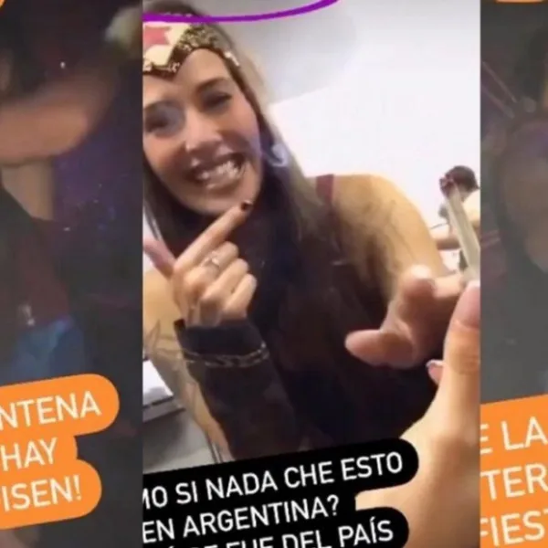 Polémico: Ivana Nadal y su novio Bruno Siri en una fiesta de disfraces con amigos