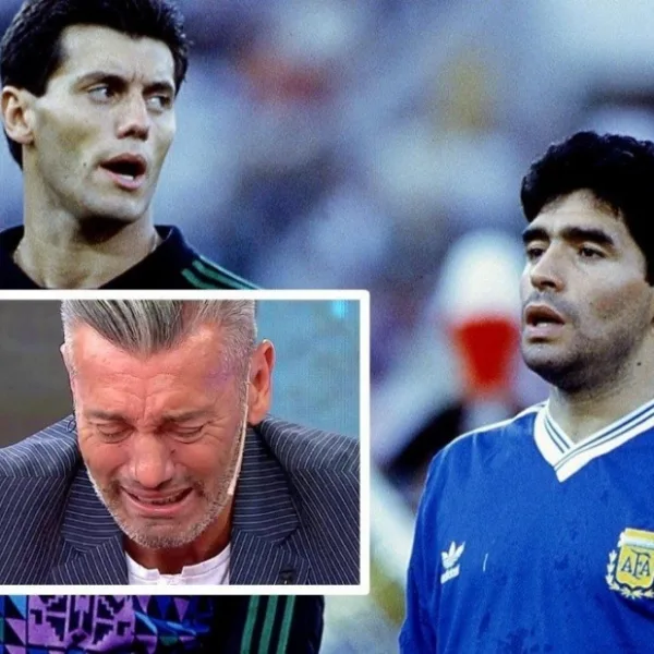 La crisis de nerviosa de Goycochea en el velatorio de Diego Maradona