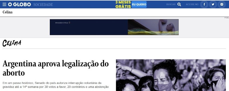 Medios internacionales sobre el aborto en Argentina