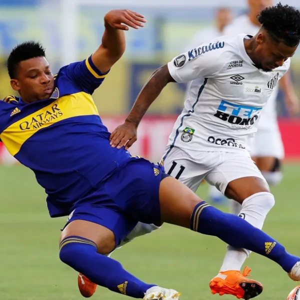 Boca igualó 0 a 0 ante Santos por la ida de semifinales de Copa Libertadores