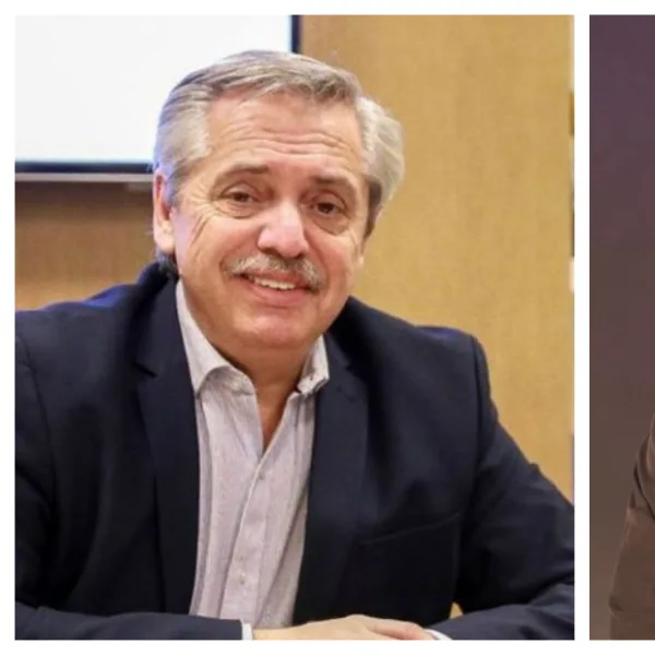 Le pidió un saludo a Liam Gallagher para su "papá" y usó la foto de Alberto Fernández