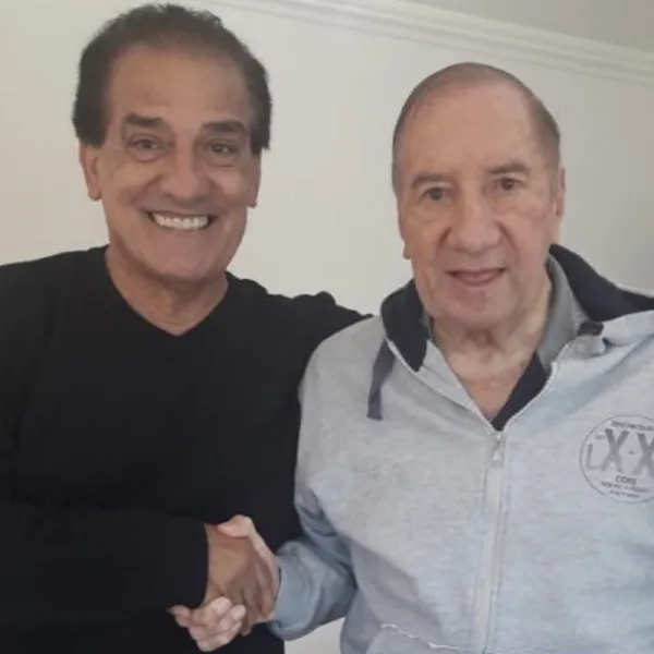 Carlos Bilardo reapareció en una foto tras más de un año