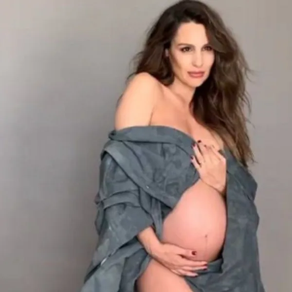 La producción de fotos de Pampita embarazada de 8 meses: "No entienden nada"