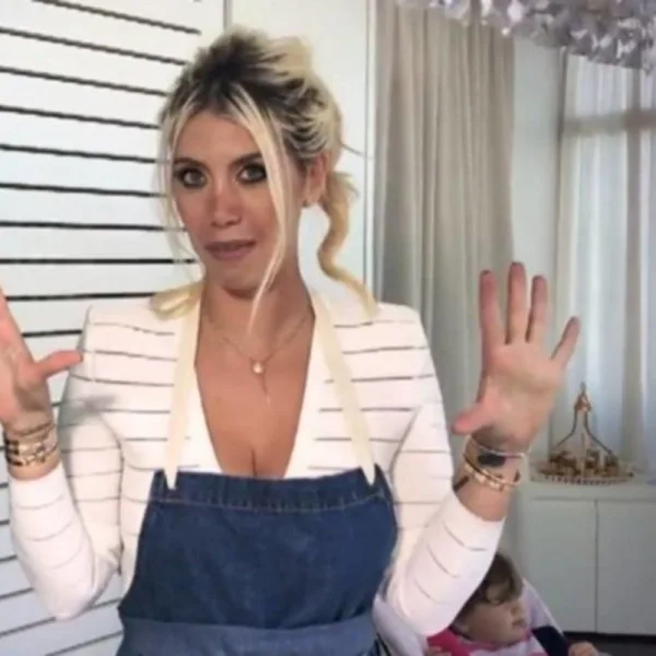 Wanda Nara sorprendió a sus fans y a su familia con una pizza XXL