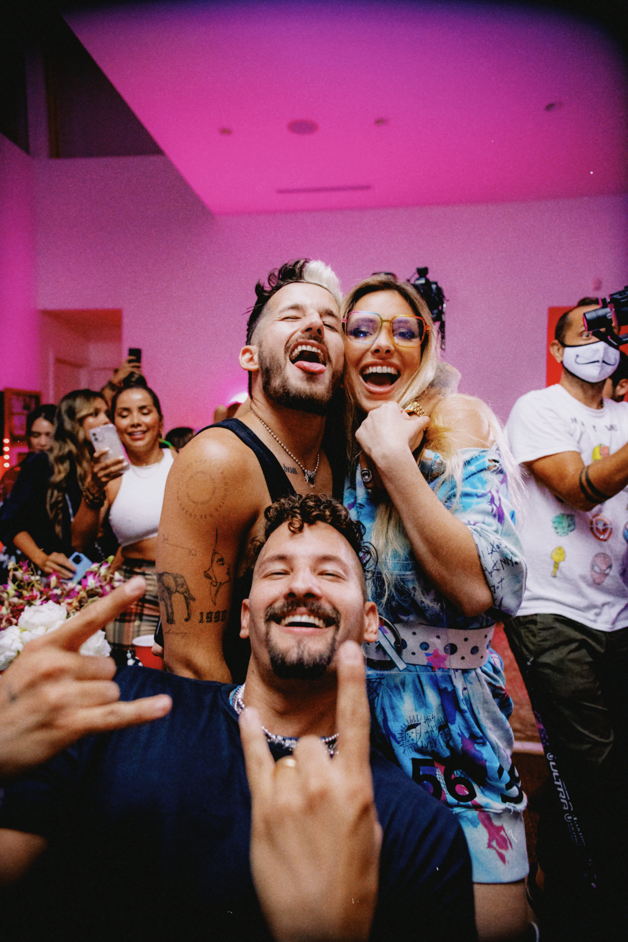 Thomas Raimondi dio el presente en el evento de Mau y Ricky en Miami