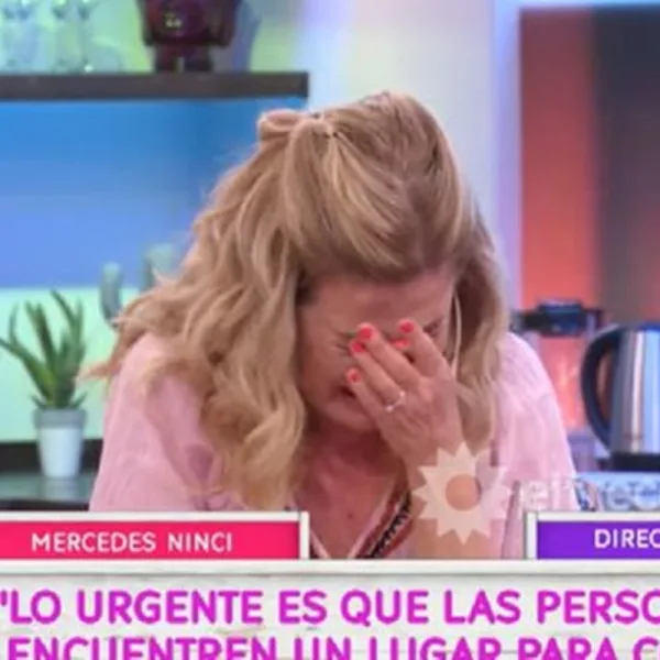 La angustia de Mercedes Ninci en vivo: "Me pone mal tanta pobreza"