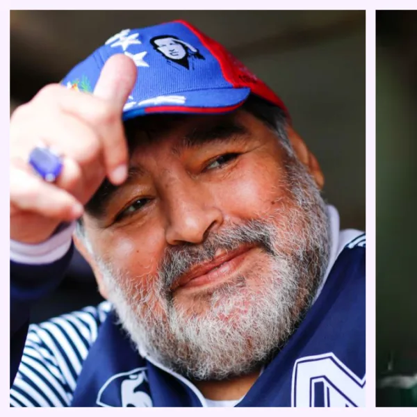 Daniel Osvaldo mostró el altar que le realizó a Diego Maradona en su casa