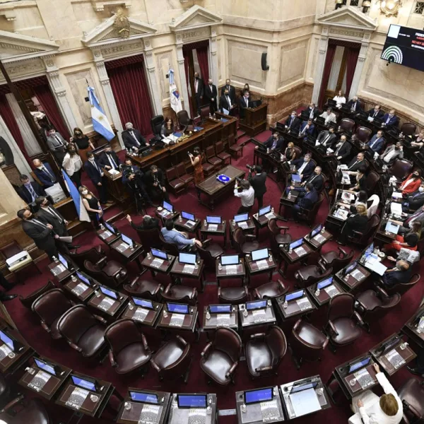 La vicepresidenta convocó a la sesión para tratar el acuerdo con el FMI en el Senado