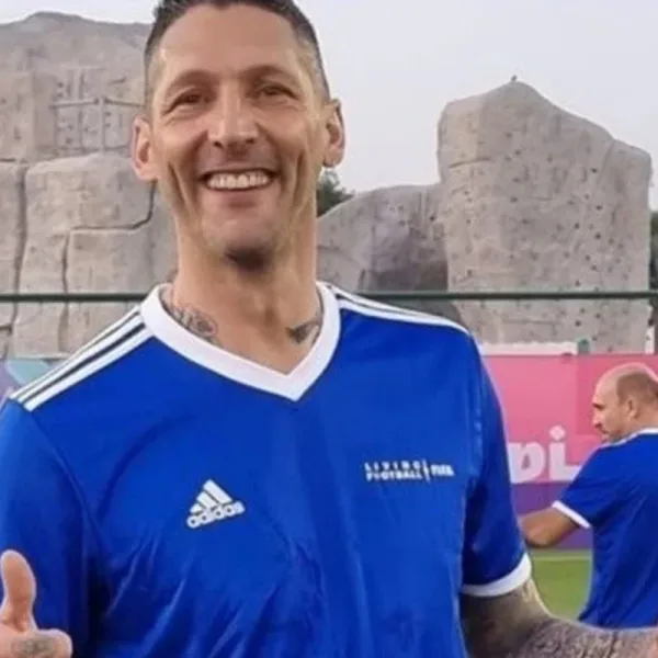 Marco Materazzi mostró su tatuaje de Boca