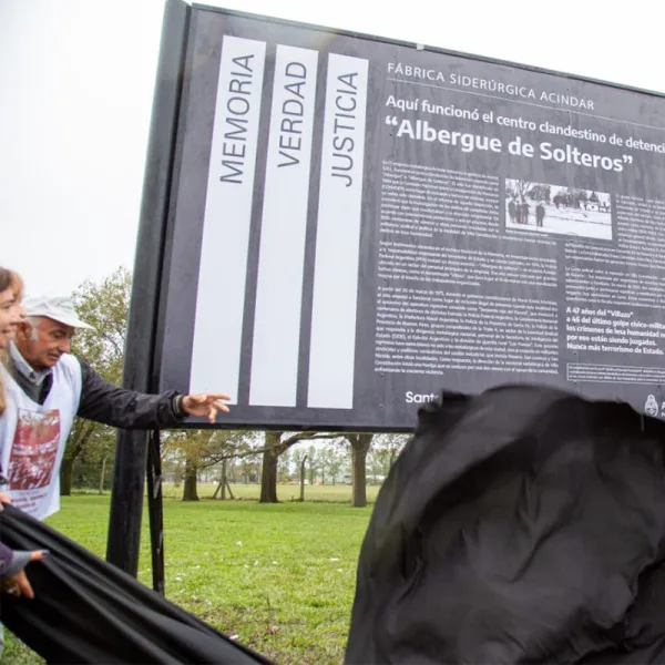 Se señalizó como Sitio de Memoria la planta de Acindar en Santa Fe