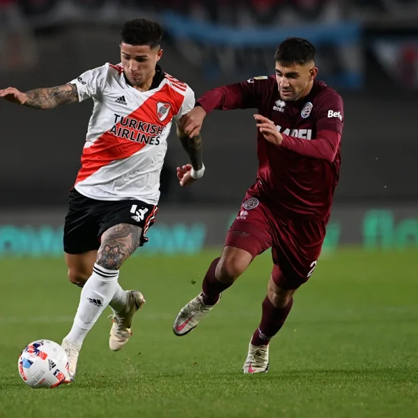 LPF: River se impuso ante Lanús por 2-1