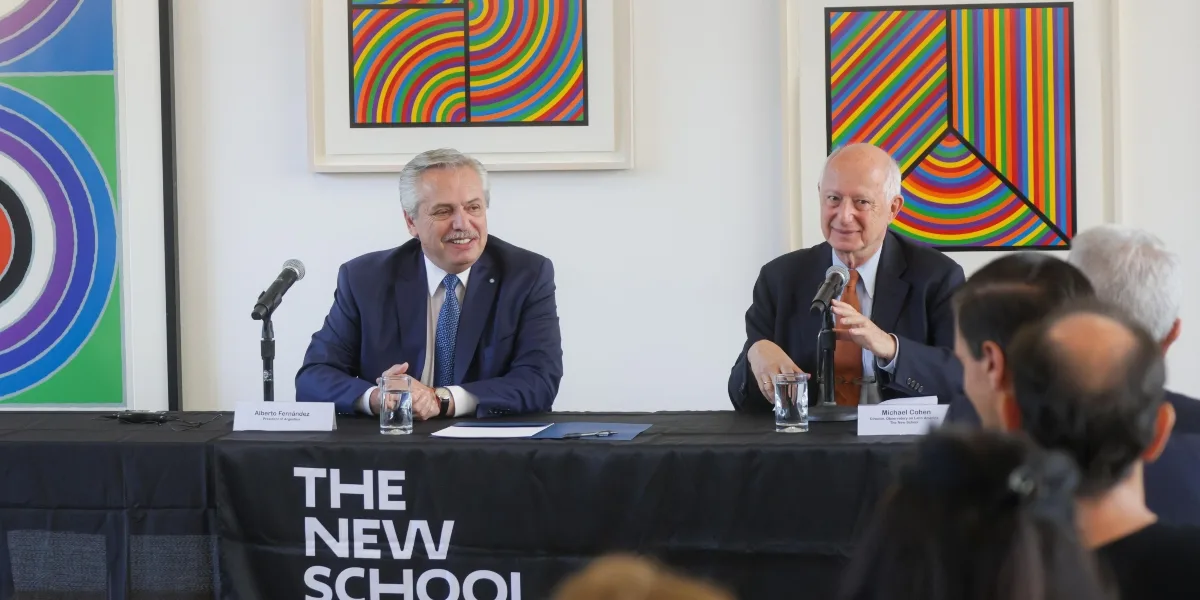 Alberto Fernández disertó en la Universidad The New School Filo News