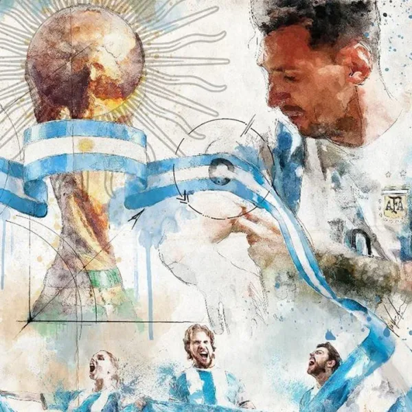 Un salteño ganó el concurso de arte de la FIFA y se va al Mundial de Qatar 2022