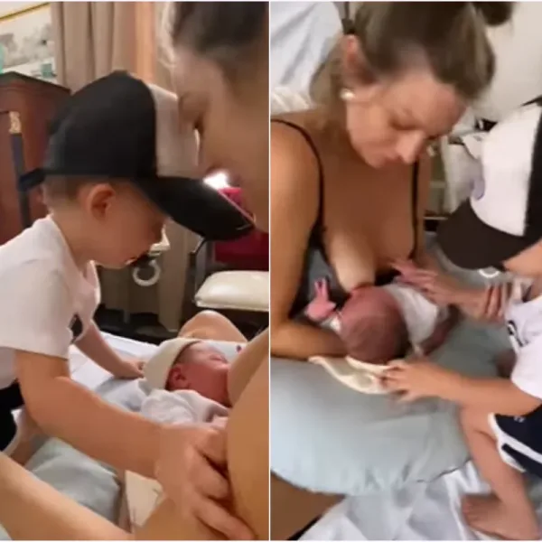 Noelia Marzol compartió el video de Donatello conociendo a su hermana