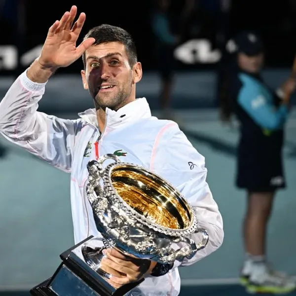 Después de salir campeón del Australian Open, Djokovic cantó "Muchachos", el hit de la Selección Argentina