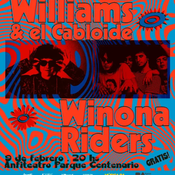 Rock & under: Melanie Williams & El Cabloide y Winona Riders, juntas