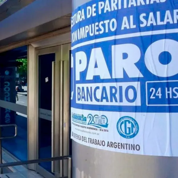 Anuncian paro bancario para el jueves 23 de febrero