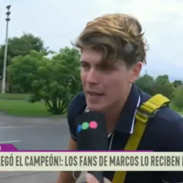 Marcos, el ganador de Gran Hermano regresó a Salta y realizó una recorrida en un camión de bomberos