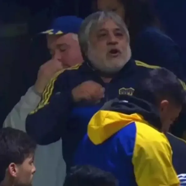 La fuerte discusión del padre de Riquelme con un hincha de Boca