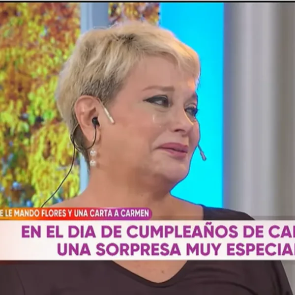 Carmen Barbieri cumplió años y se emocionó al leer una carta de su hijo Federico