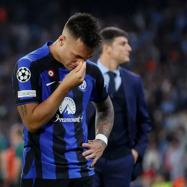 La angustia de Lautaro Martínez tras perder la final de Champions