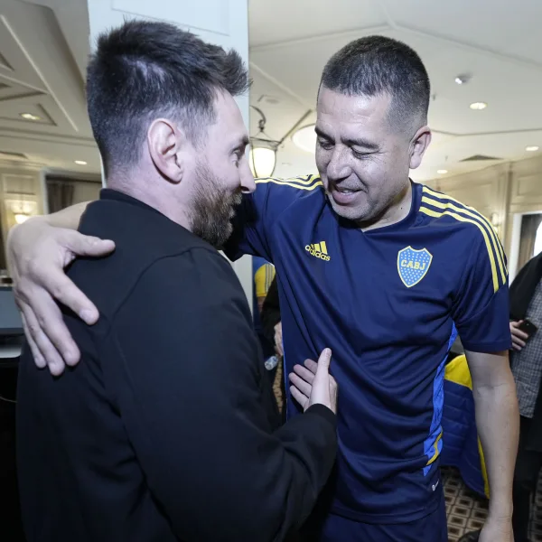 El conmovedor encuentro entre Lionel Messi y Juan Román Riquelme