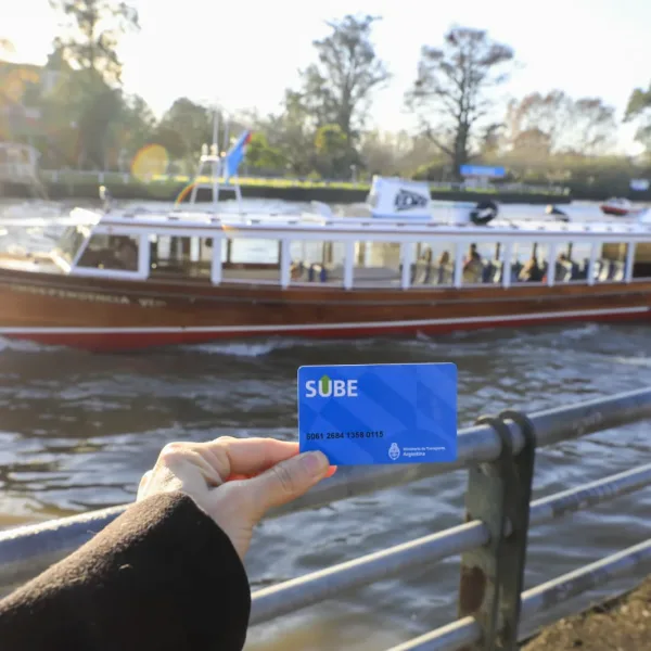 Lanzamiento de la tarjeta SUBE para el transporte público fluvial del Delta 