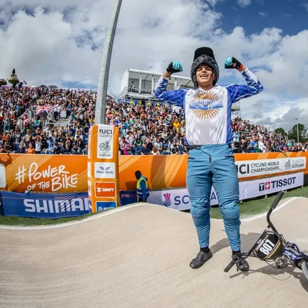 Hazaña argentina en el Mundial de BMX: Maturano y Capello, campeón y subcampeón del mundo junior