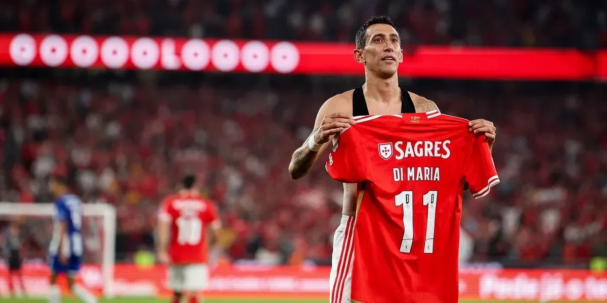 Ángel Di María marcó el gol que le dio la victoria al Benfica en el ...