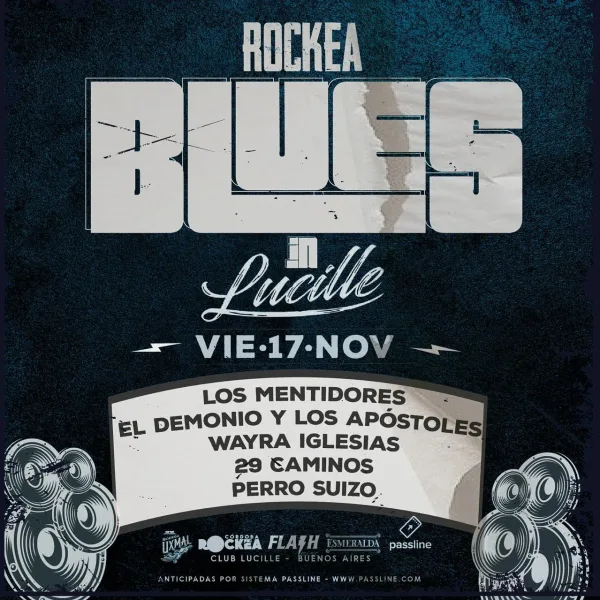 Rockea Blues en Lucille: el festival de blues que reúne a 5 agrupaciones