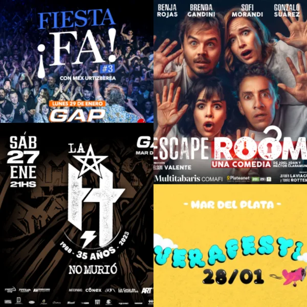 Agenda Filo: los espectáculos que no te podés perder