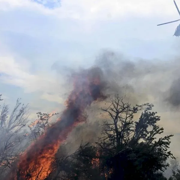 El fuego persiste en el Parque Nacional Los Alerces, con más de 8 mil hectáreas consumidas